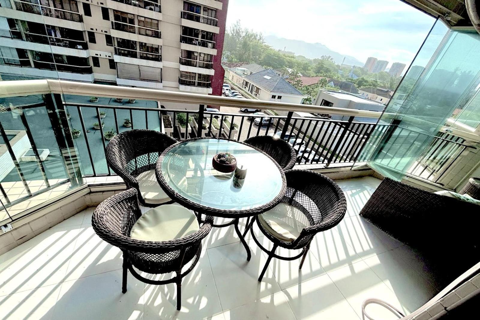 Flat Beira Mar Na Barra Da Tijuca - Golden Coast Appartement